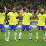 joga bonito brazil national team neymar, vinicius junior, raphinha, paqueta dancing celebration